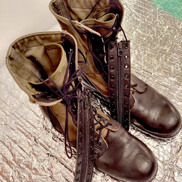 Vintage Vietnam-era Jungle Boots -- Size 10.5 - Picture 4 of 9